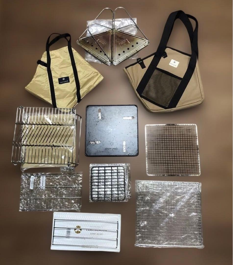 SALE❗️スノーピーク 焚火台S＋グリルネット＋ベースプレート＋収納ケース＋α