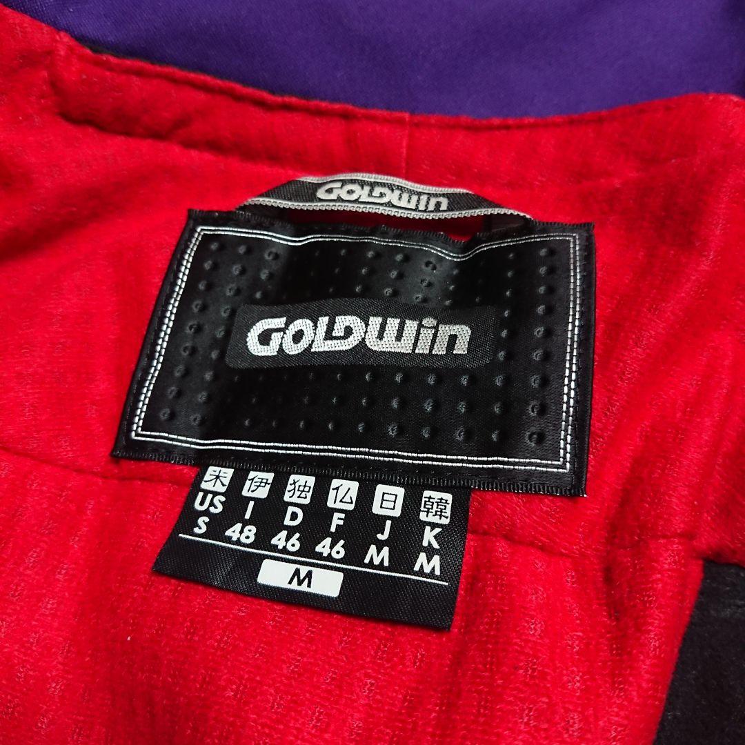 送料無料【GOLDWIN】紫×黒×白スキージャケット M