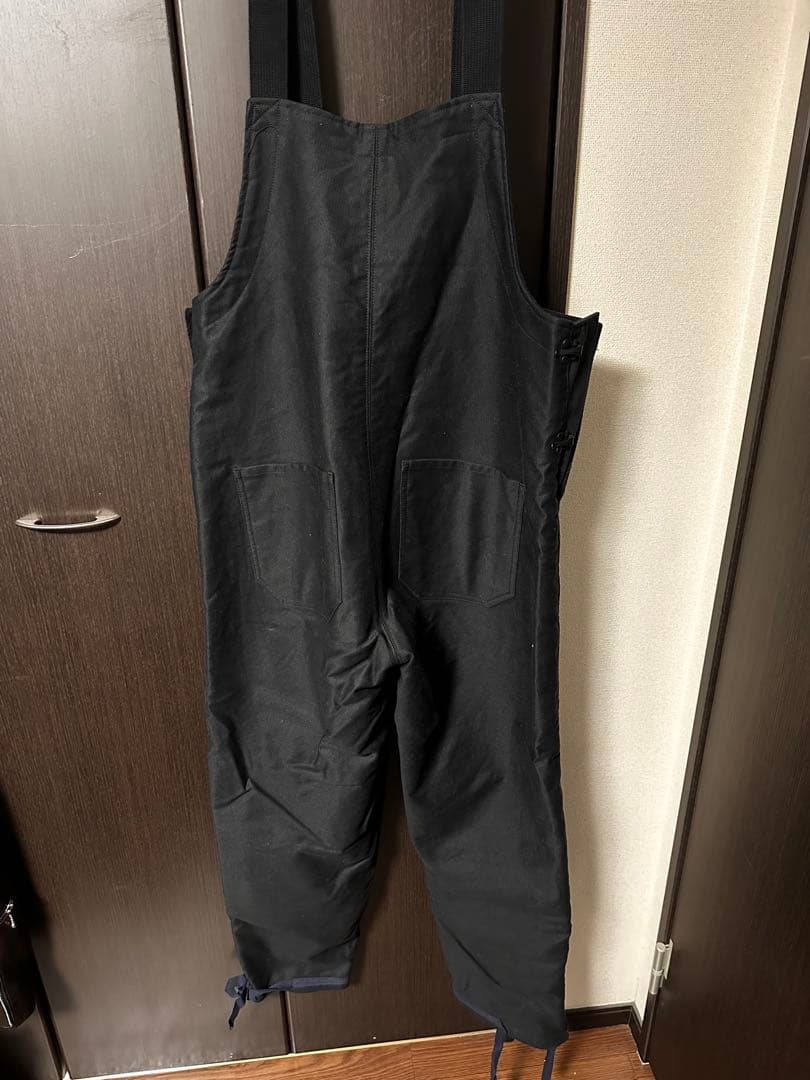 U.S.NAVY オーバーオールSMALLリアルマッコイ　デッキパンツ　パチポケ