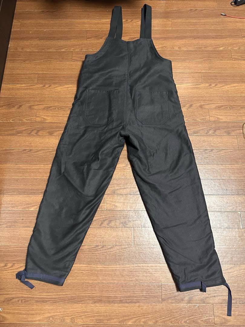 U.S.NAVY オーバーオールSMALLリアルマッコイ　デッキパンツ　パチポケ