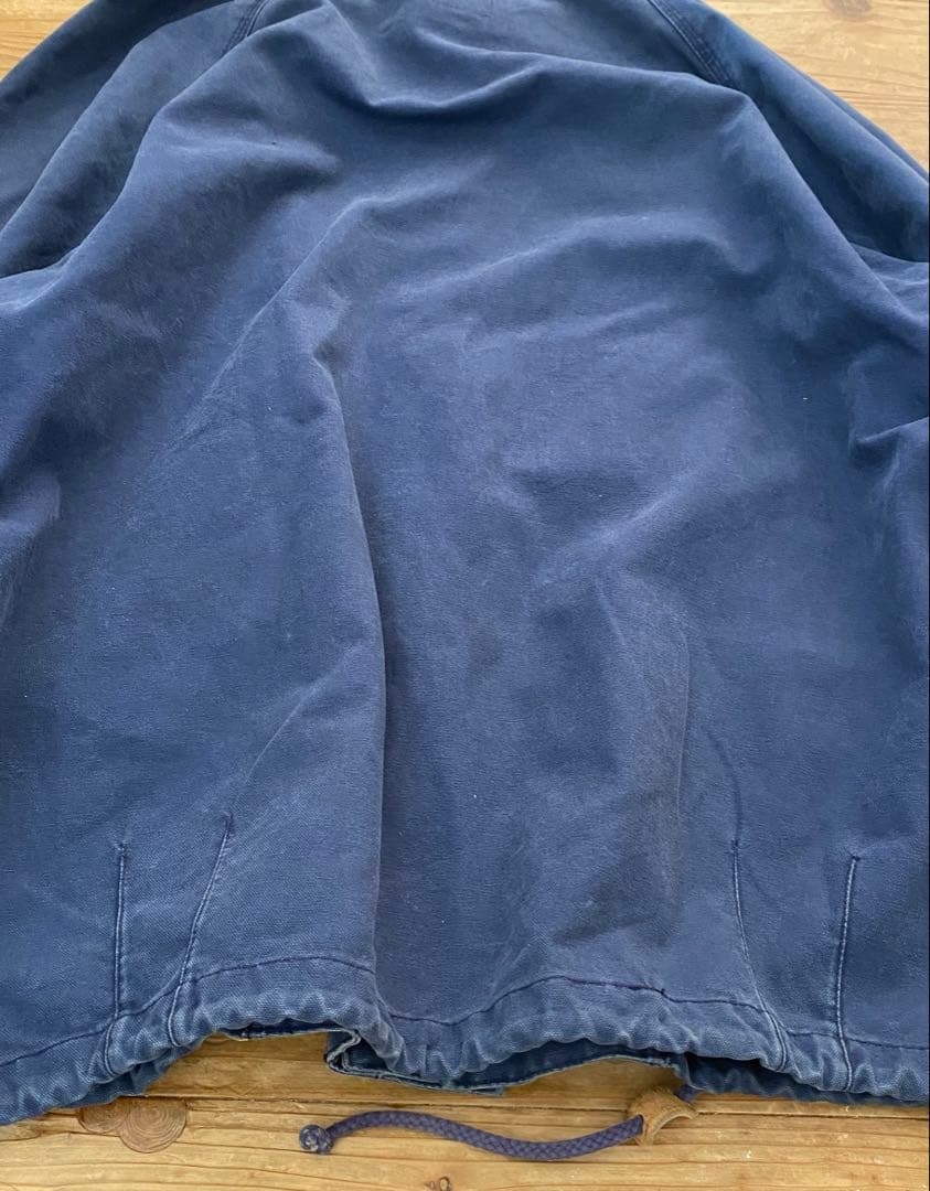 OLD GAP 刺繍タグ　厚手コットンジャケット　フェードネイビー