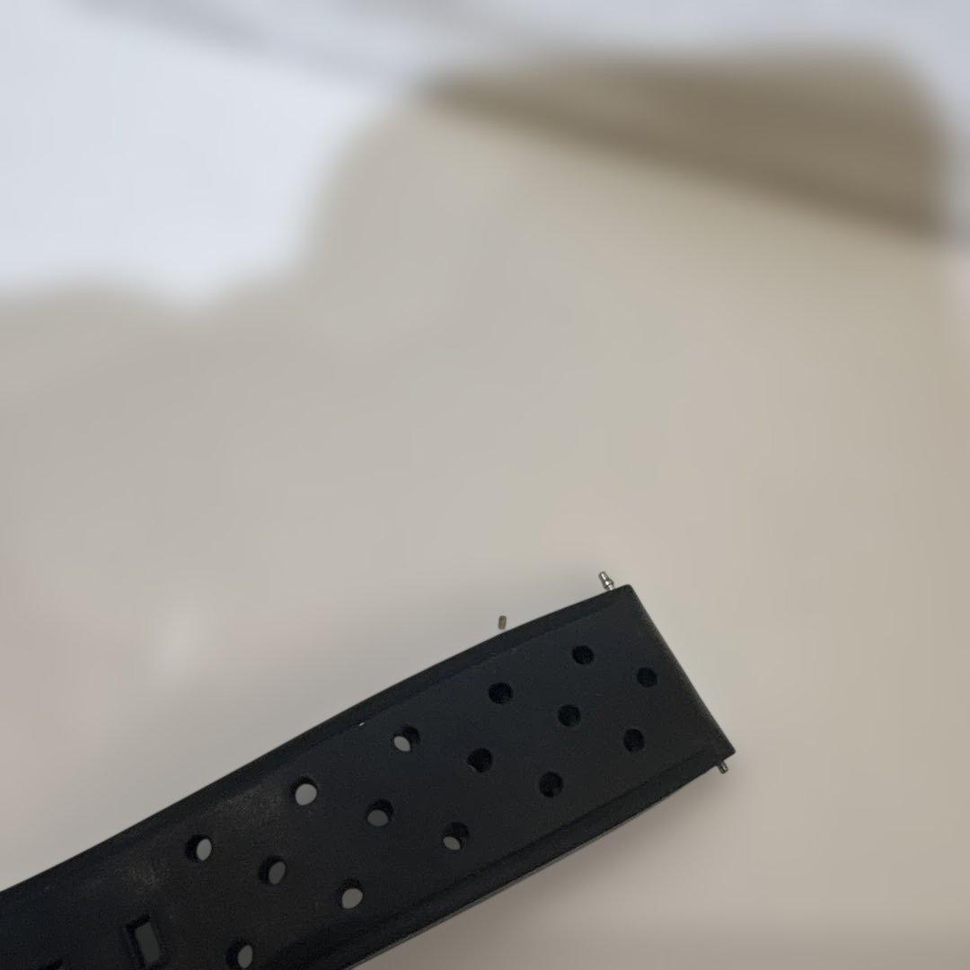 X*n様 タグホイヤー　サイズ20 ブラックラバーベルト