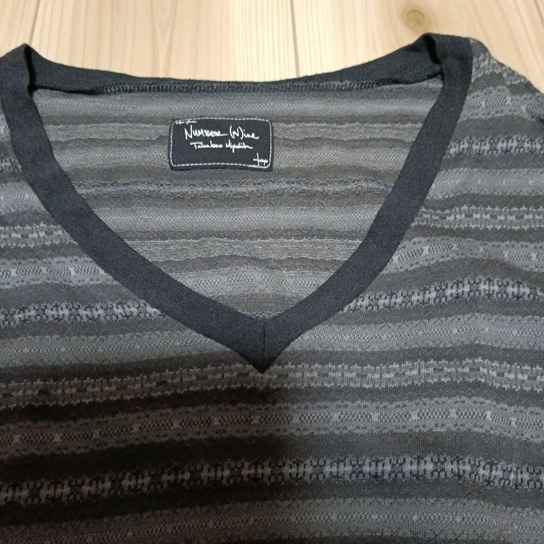 NUMBERNINE ナンバーナイン 宮下期 カットソー カシミア混 ロンT