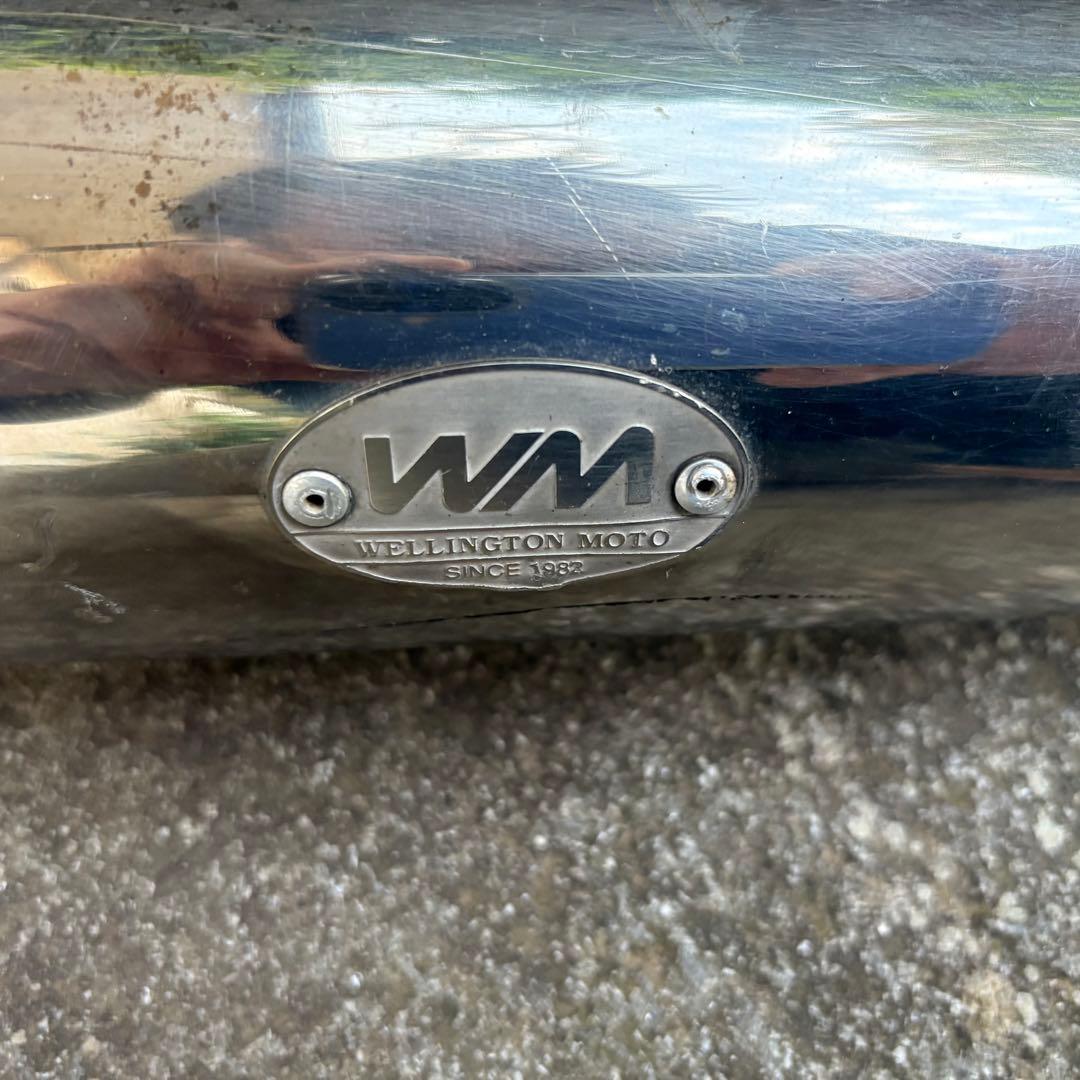 SR400 WM メガホンマフラー スリップオン（JMCA対応）