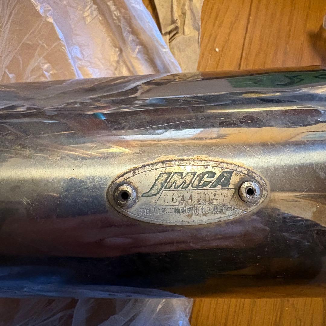 SR400 WM メガホンマフラー スリップオン（JMCA対応）