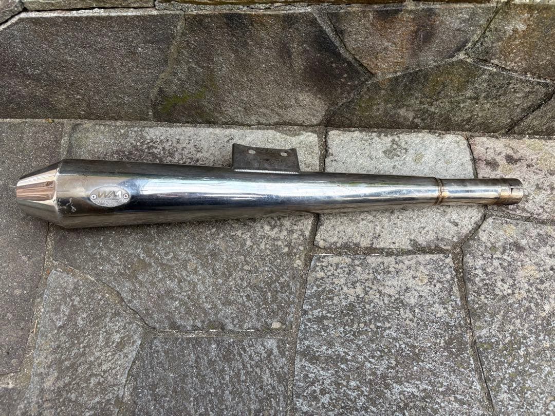 SR400 WM メガホンマフラー スリップオン（JMCA対応）