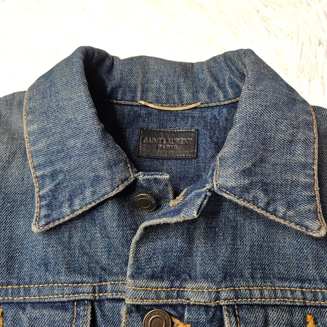 サンローラン SAINT LAURENT Paris デニムジャケット S