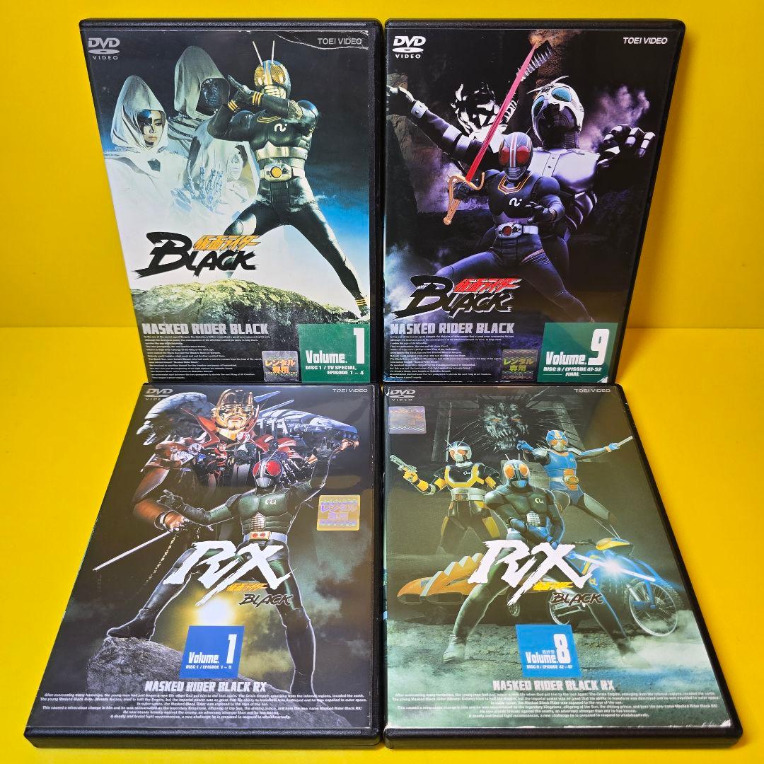 新品ケース交換済み　仮面ライダーBLACK／RX 　DVD全17巻セット