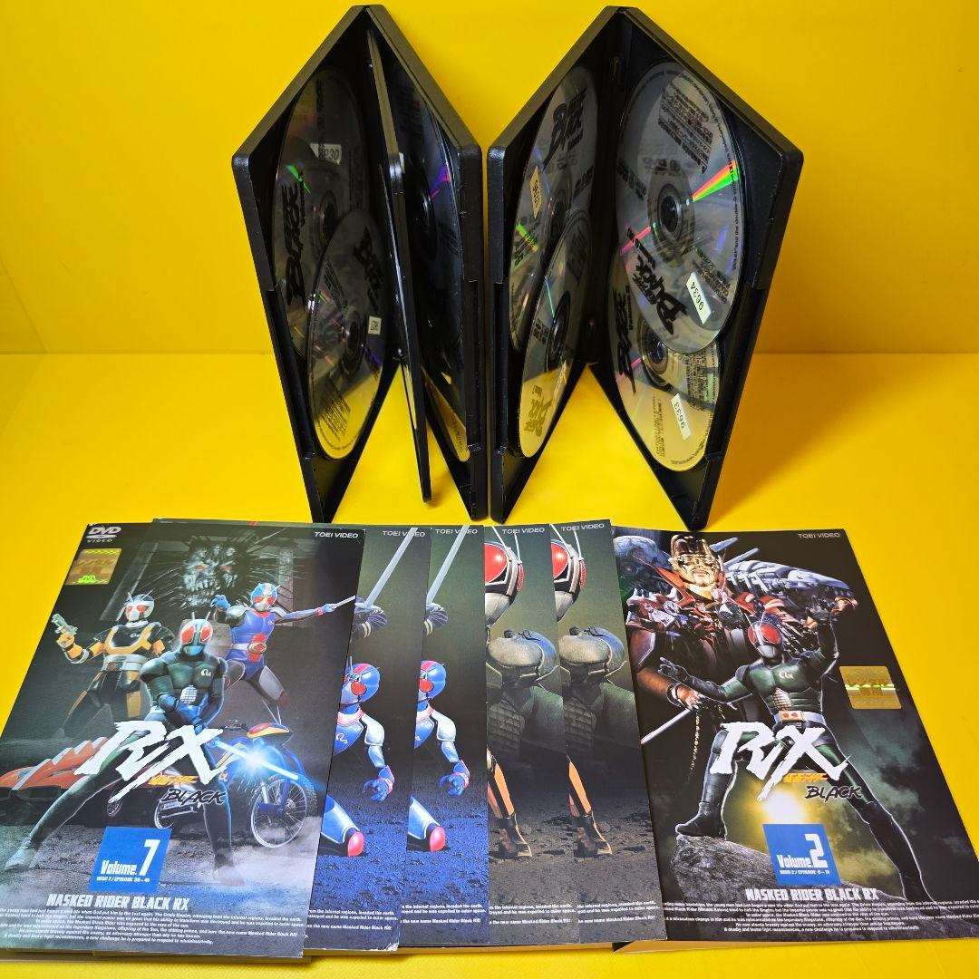 新品ケース交換済み　仮面ライダーBLACK／RX 　DVD全17巻セット