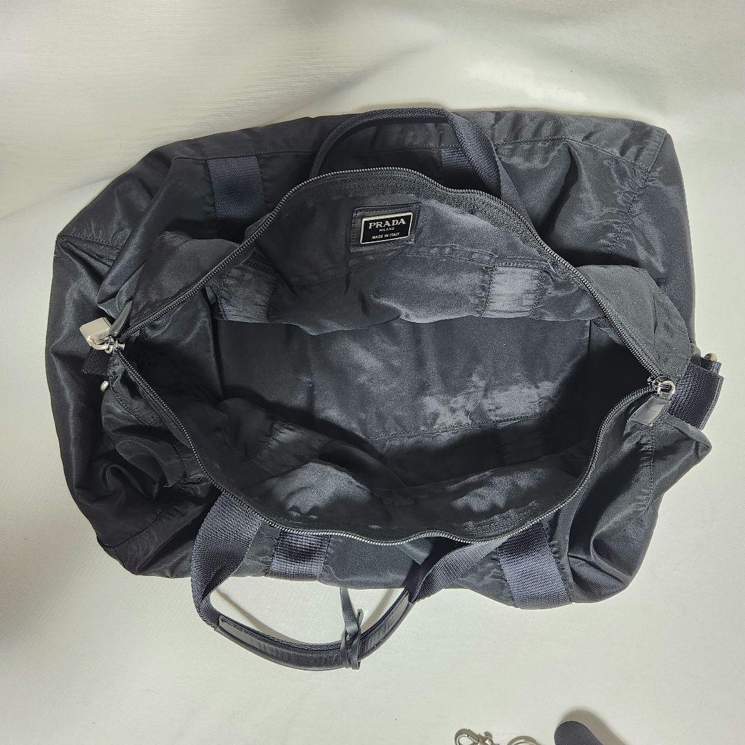 PRADA プラダ　2way ボストンバッグ　ナイロン　ブラック ショルダー
