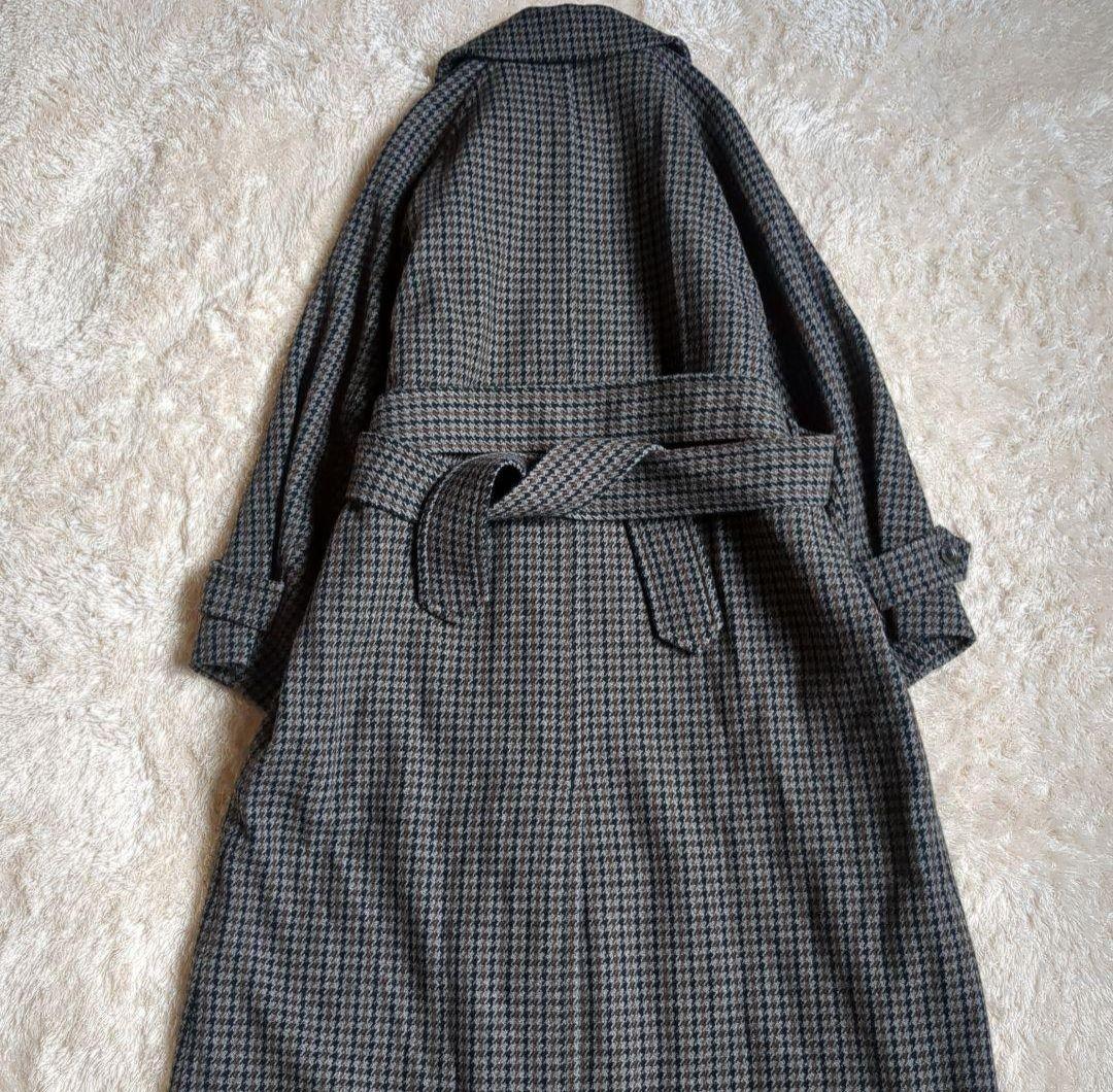 【Yuyaです】L'ESSAGE　モッサ/チドリバルカラーコート　グレー