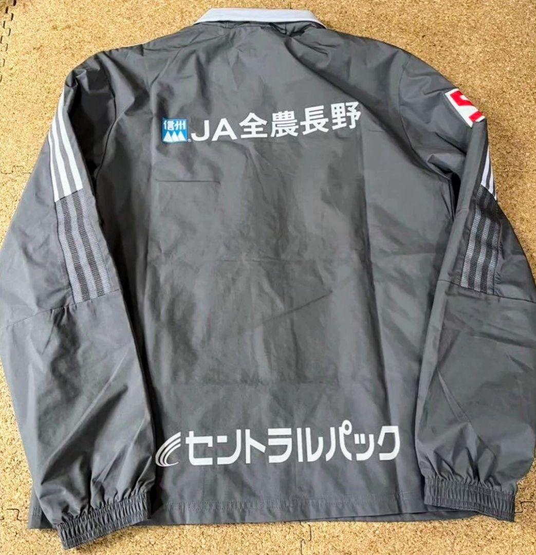 だ*い様 最終値下げ　松本山雅　adidas フード付きジャケットLサイズ