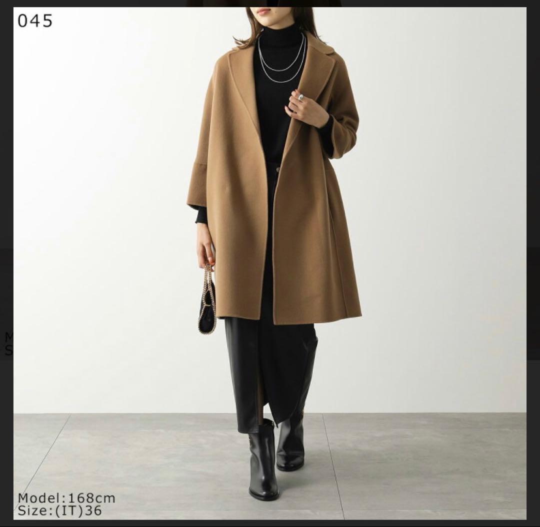 【美品】S MAX MARA ARONA キャメル 36