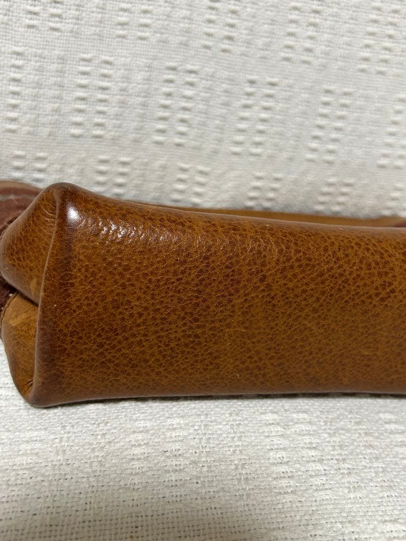 LUCKY JOHN＊ジップポーチ/BROWN