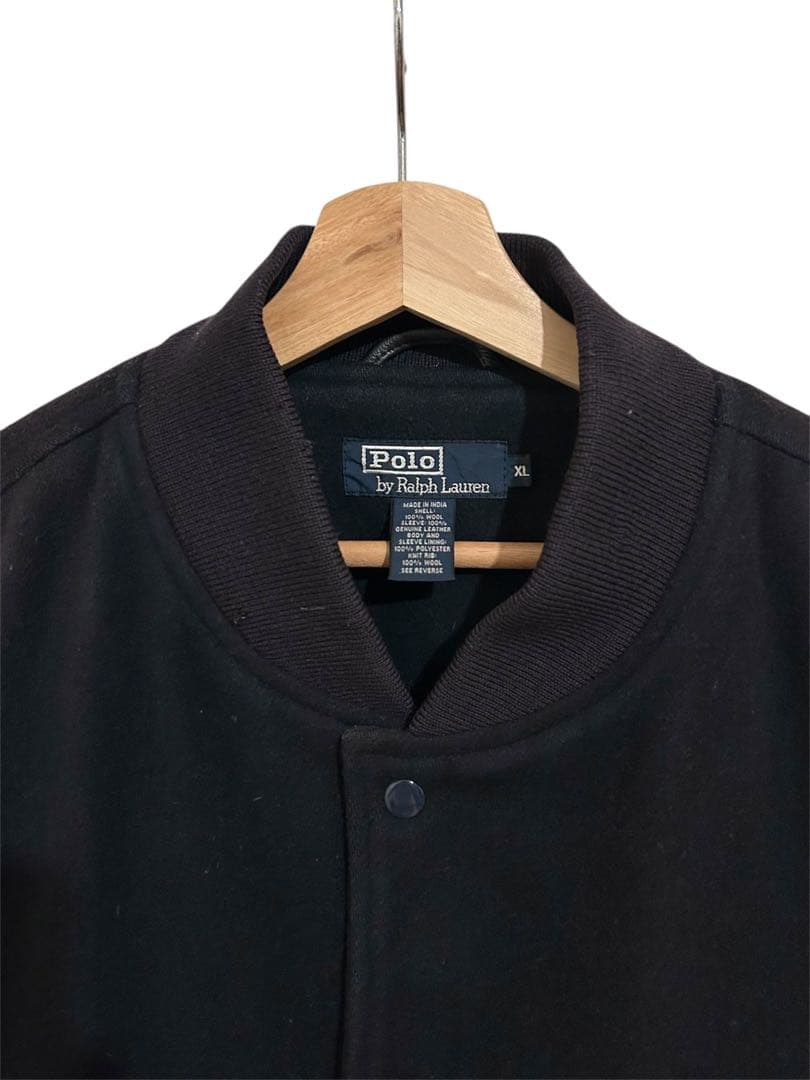 90s Polo Ralph Lauren レザースタジャン