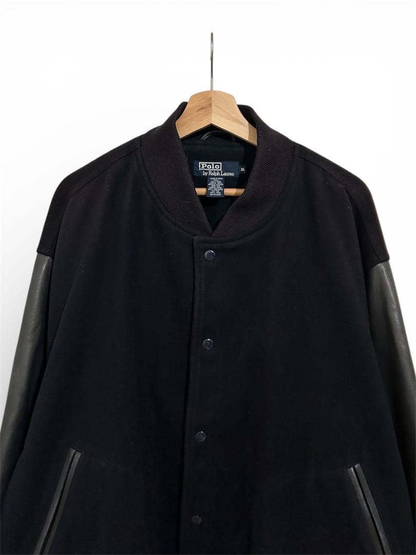 90s Polo Ralph Lauren レザースタジャン