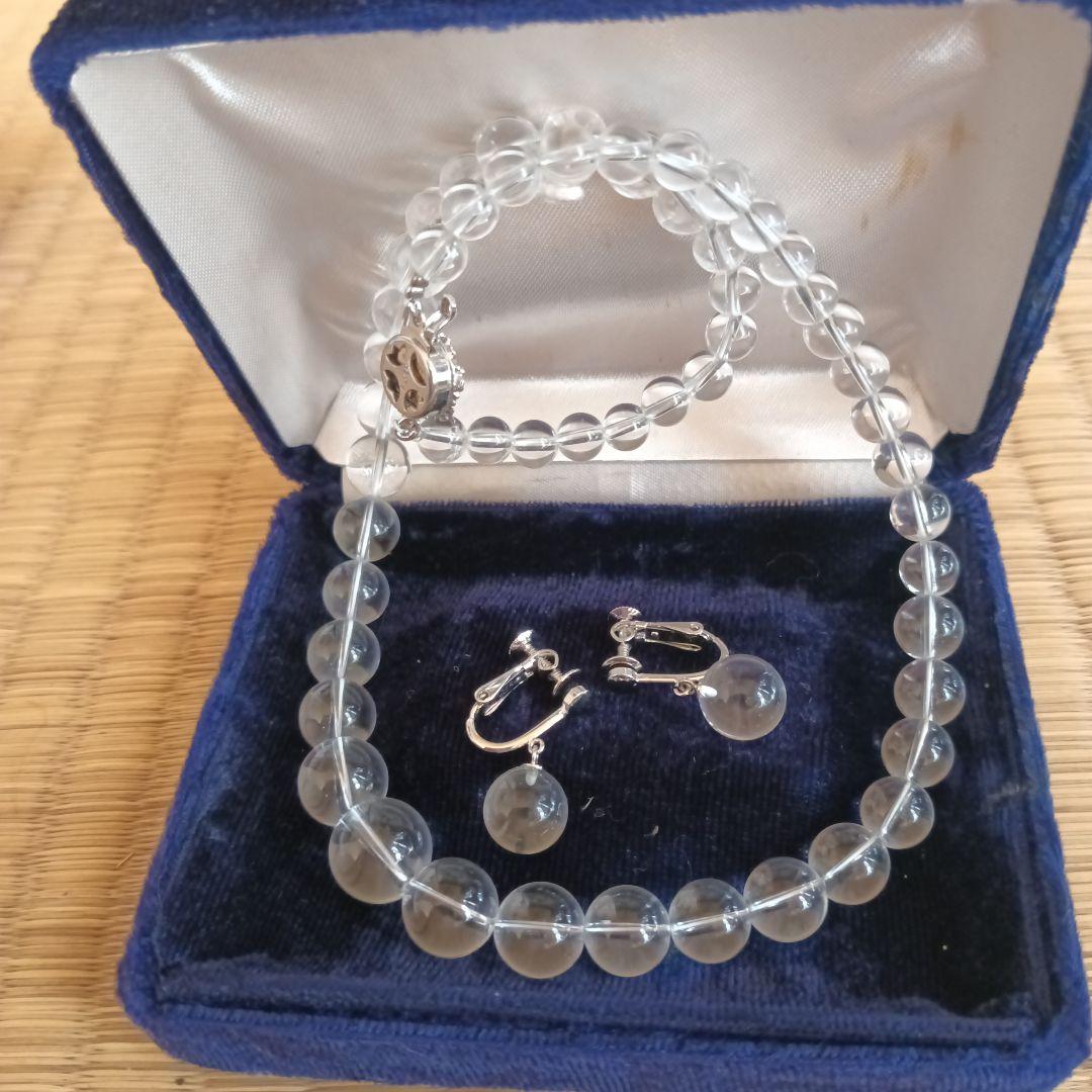 遺品生前整理アクセサリー纏め売りパール、珊瑚、本鼈甲、水晶（留め具SV）