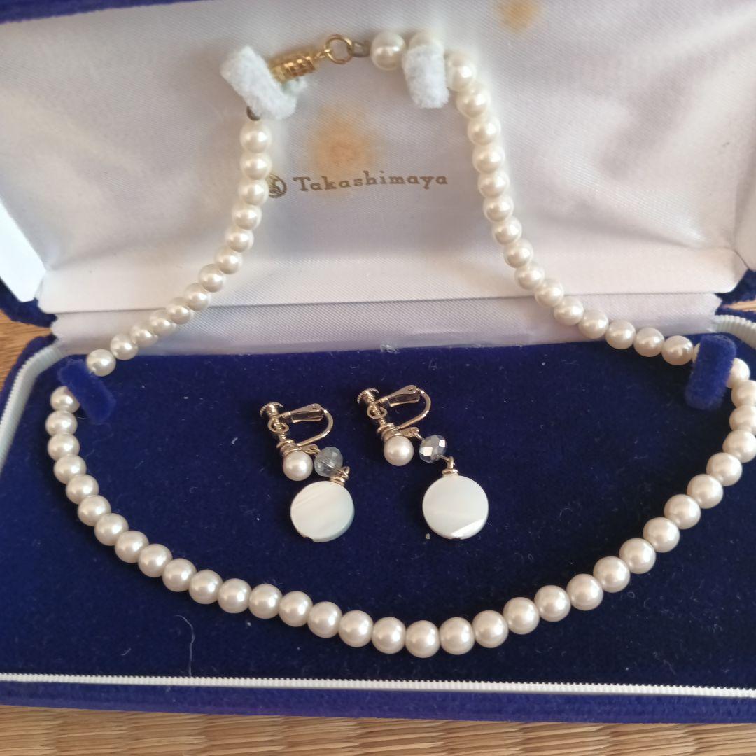 遺品生前整理アクセサリー纏め売りパール、珊瑚、本鼈甲、水晶（留め具SV）