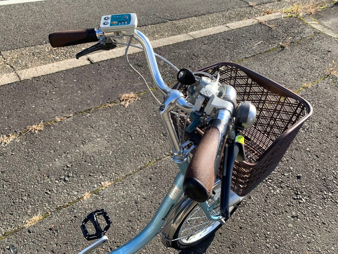 【動作確認済】送料無料 Panasonic 電動アシスト三輪自転車12Ah