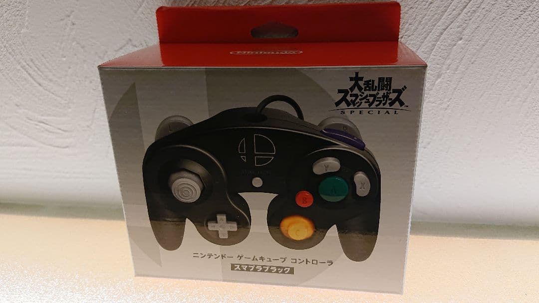 新品未開封 ニンテンドー ゲームキューブ コントローラ スマブラブラック
