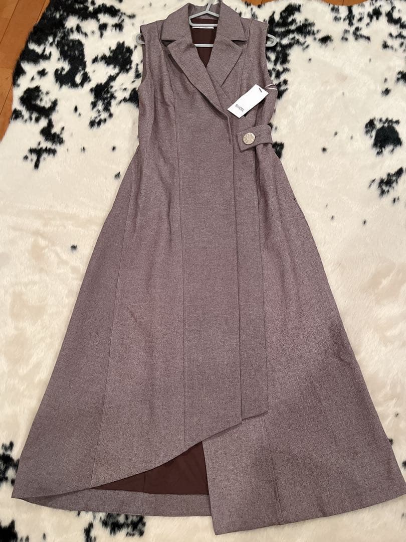 新品snidelスナイデルノースリテーラードロングワンピースSWFO235074