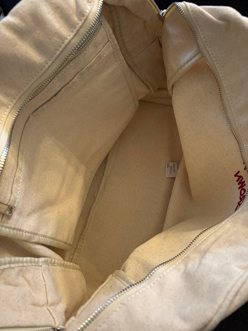 ALLISON BROWN トートアイボリー新品　Holiday Canvas