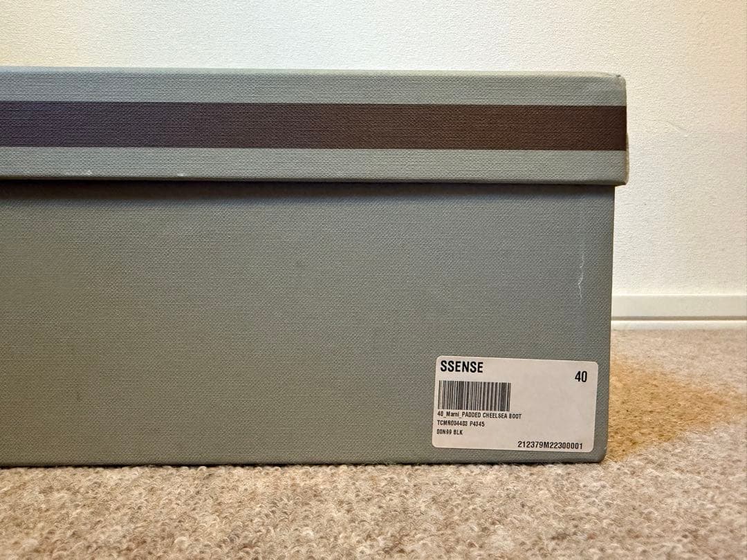 tsuki　マルニ　ブラック サイドゴアブーツ