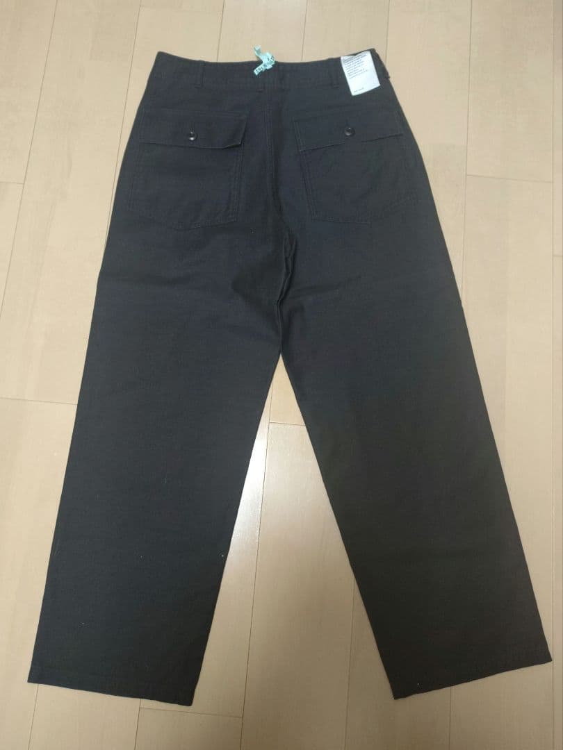 CIOTA シオタ スビンコットンベイカーパンツ ブラック