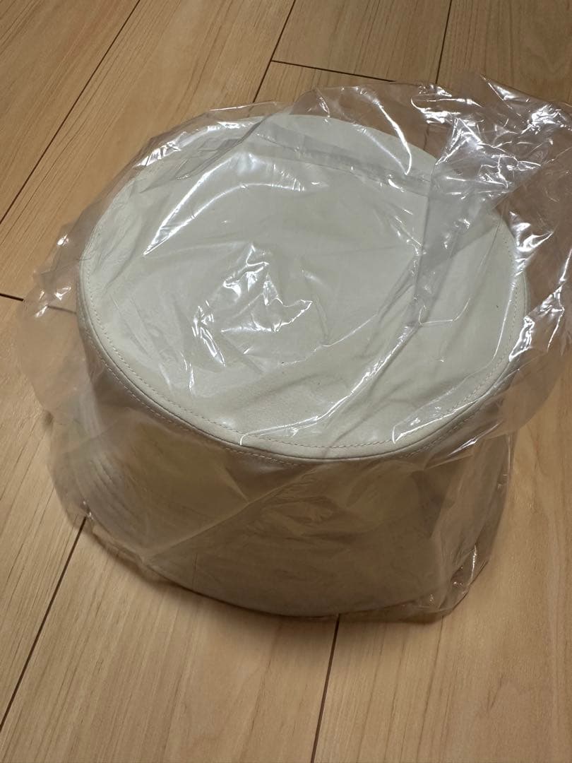 しいちゃん　遮光　帽子　バケットハット　ホワイト　バケハ