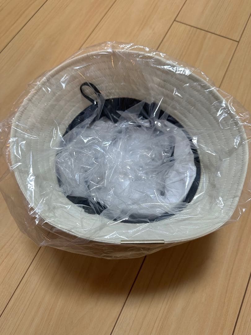 しいちゃん　遮光　帽子　バケットハット　ホワイト　バケハ