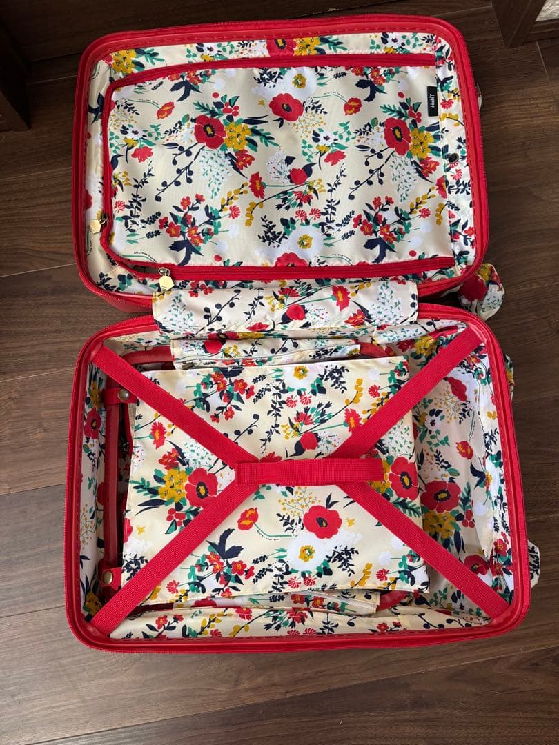 ACE HaNT マイン(フロントジップ) キャリーケース34L アネモネレッド