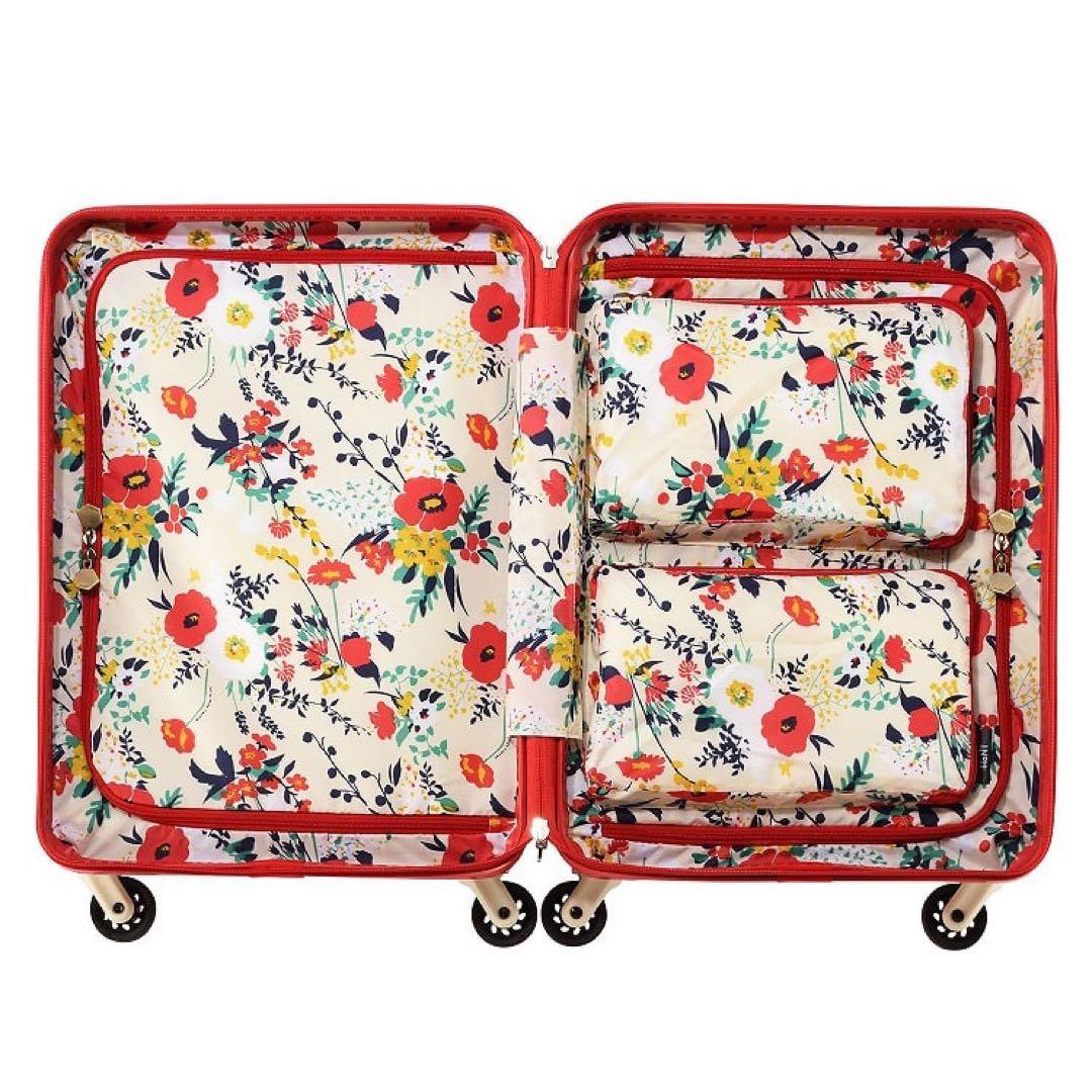 ACE HaNT マイン(フロントジップ) キャリーケース34L アネモネレッド