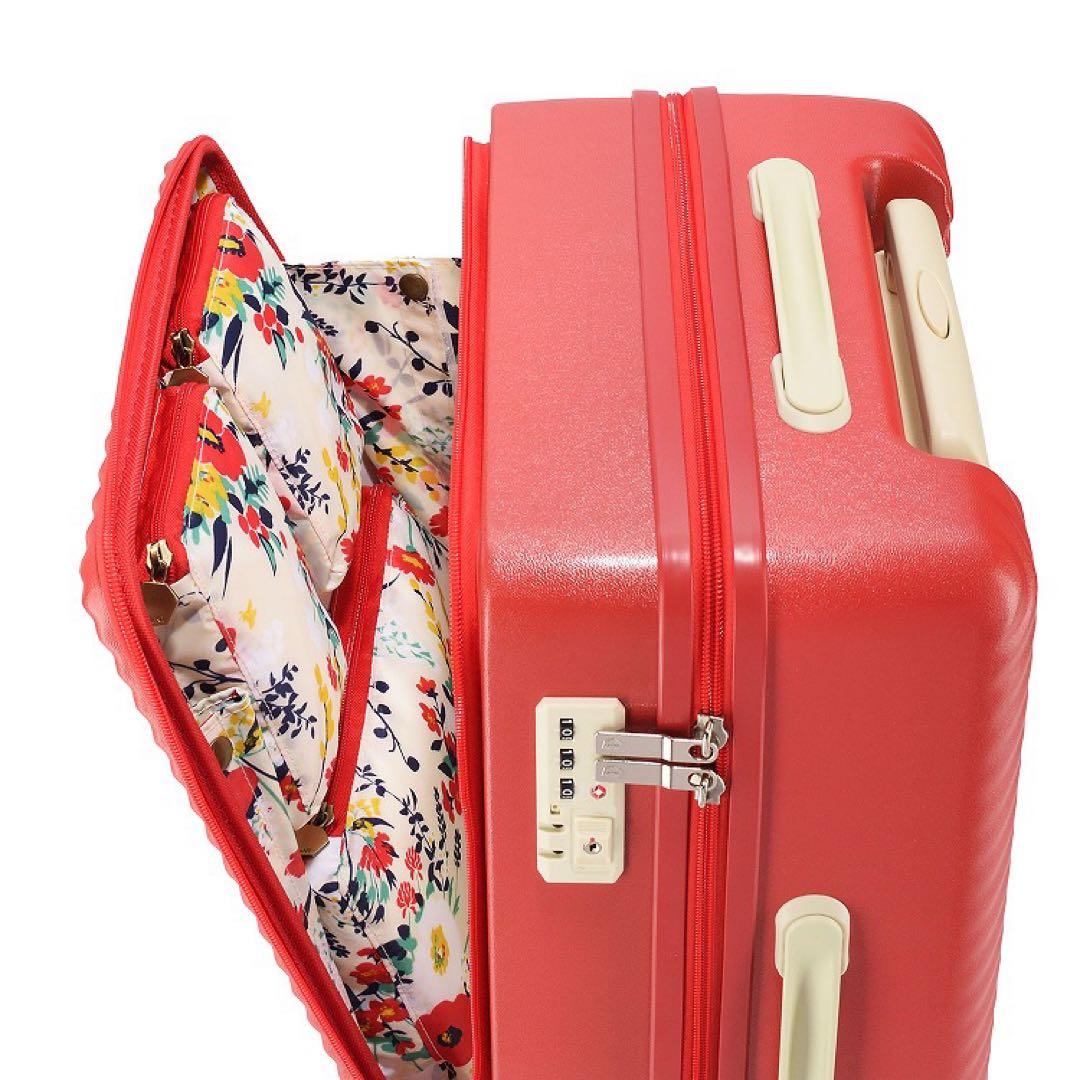 ACE HaNT マイン(フロントジップ) キャリーケース34L アネモネレッド