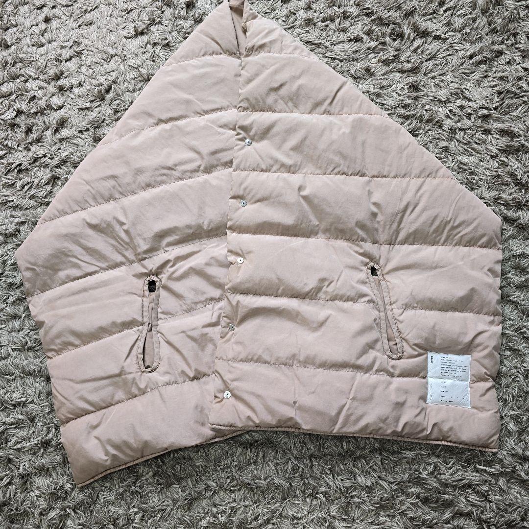 INNAT ダウンマフラーベスト　スモーキーピンク