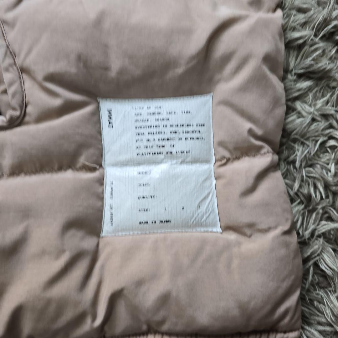 INNAT ダウンマフラーベスト　スモーキーピンク