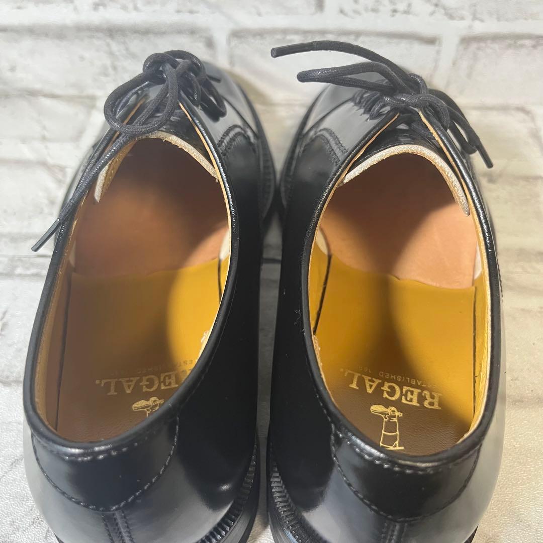 【極美品】REGAL ビジネスシューズ 革靴 ブラック 25cm