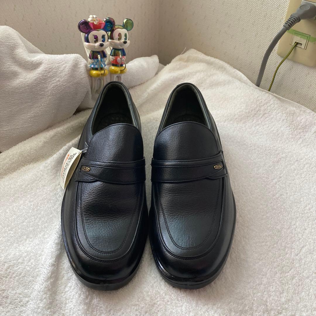 BONSTEPボンステップ日本製黒3Ｅ 本革ビジネスシューズ防水靴ノンスリップ