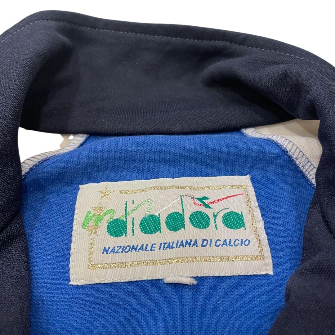 ヴィンテージDiadoraイタリア代表トラックジャケットサッカージャージ80s