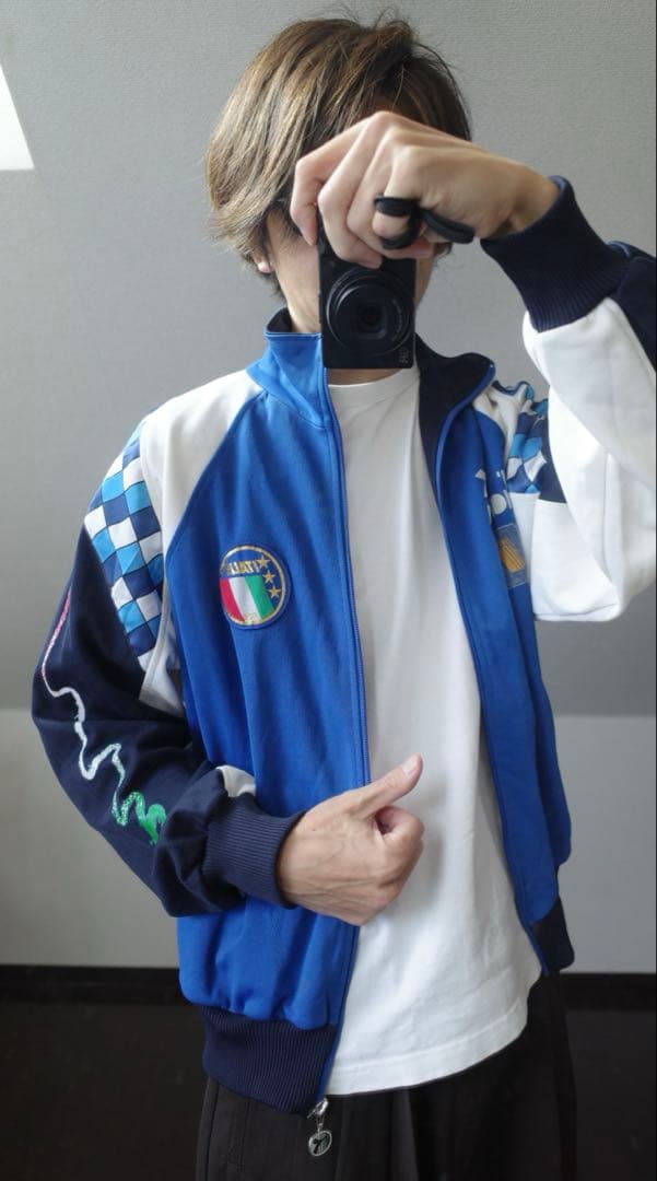 ヴィンテージDiadoraイタリア代表トラックジャケットサッカージャージ80s
