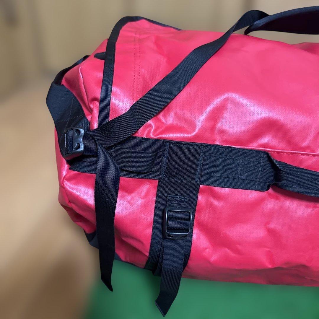 【大容量90L】ノースフェイス BCダッフル L 赤 ボストンバッグ リュック