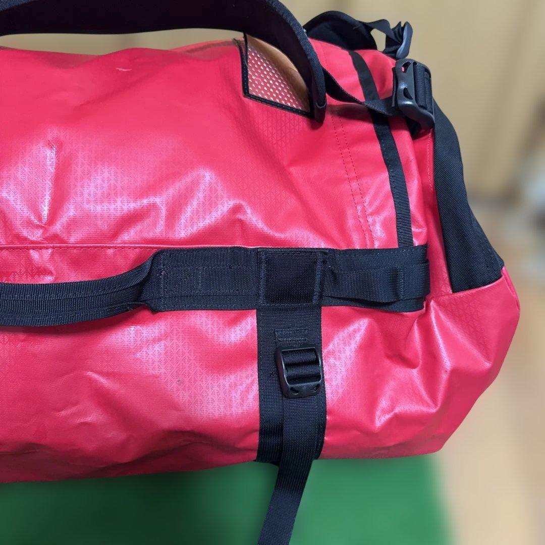 【大容量90L】ノースフェイス BCダッフル L 赤 ボストンバッグ リュック
