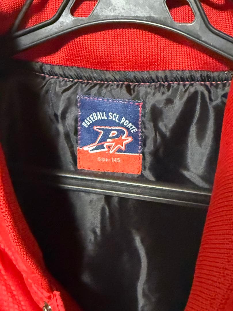 PORTE 野球ジャケット 145cm レッド