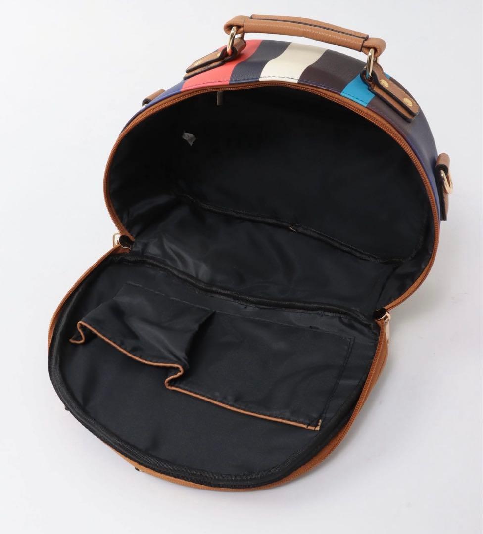 【新品】Three Four Time 4輪マルチストライプ柄親子キャリー