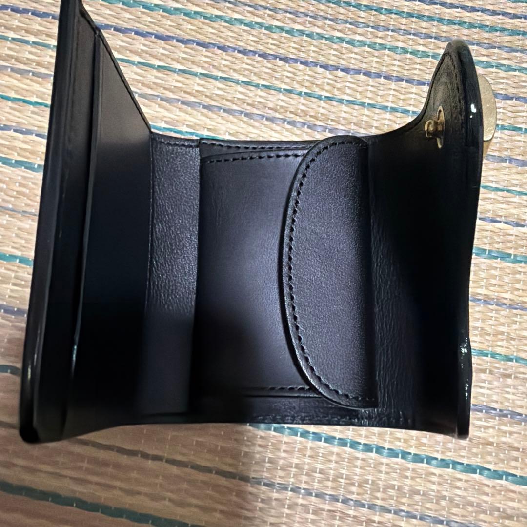 鞄のいたがき　鞍 ハンディウォレット　ブラック