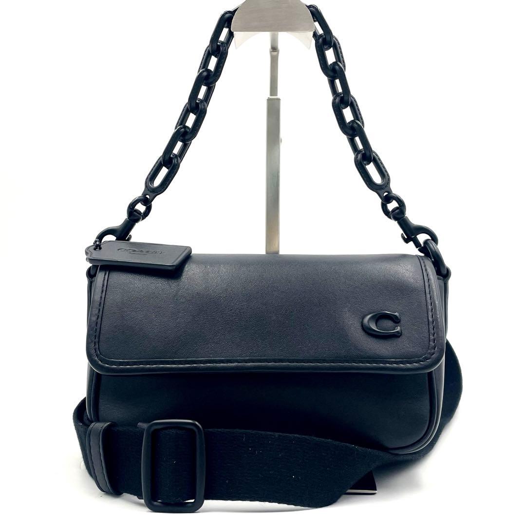 定価7.7万/未使用級 コーチ チャーター フラップ クロスボディ18ショルダー