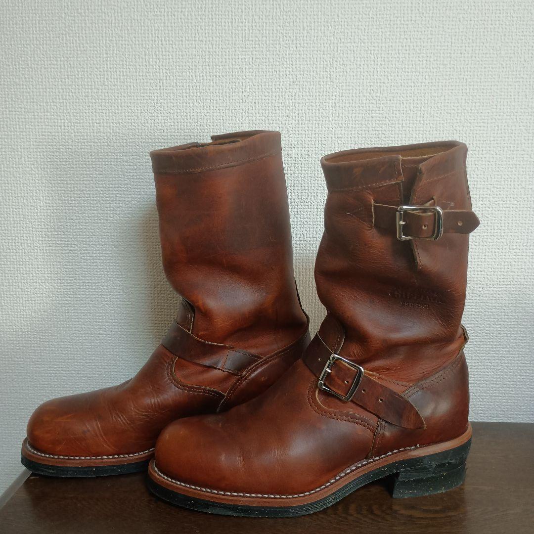 7.5E CHIPPEWA レザー　エンジニアブーツ ワークブーツ　チペワ