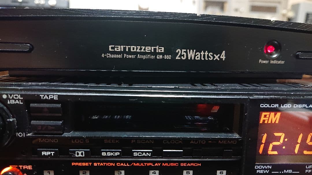 当時物、カロッツェリア KEH-8020他イコライザー、アンプセット