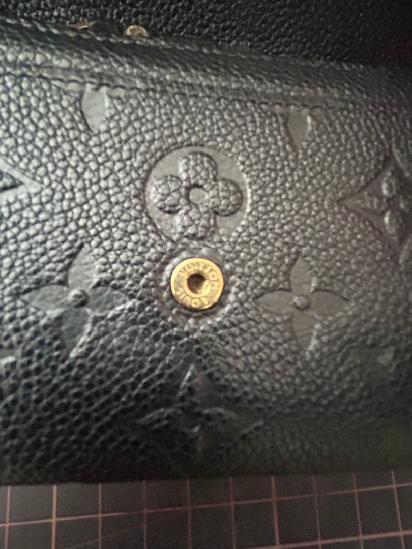 中古 正規品 LOUIS VUITTONアンプラント キュリユーズ 三つ折り財布