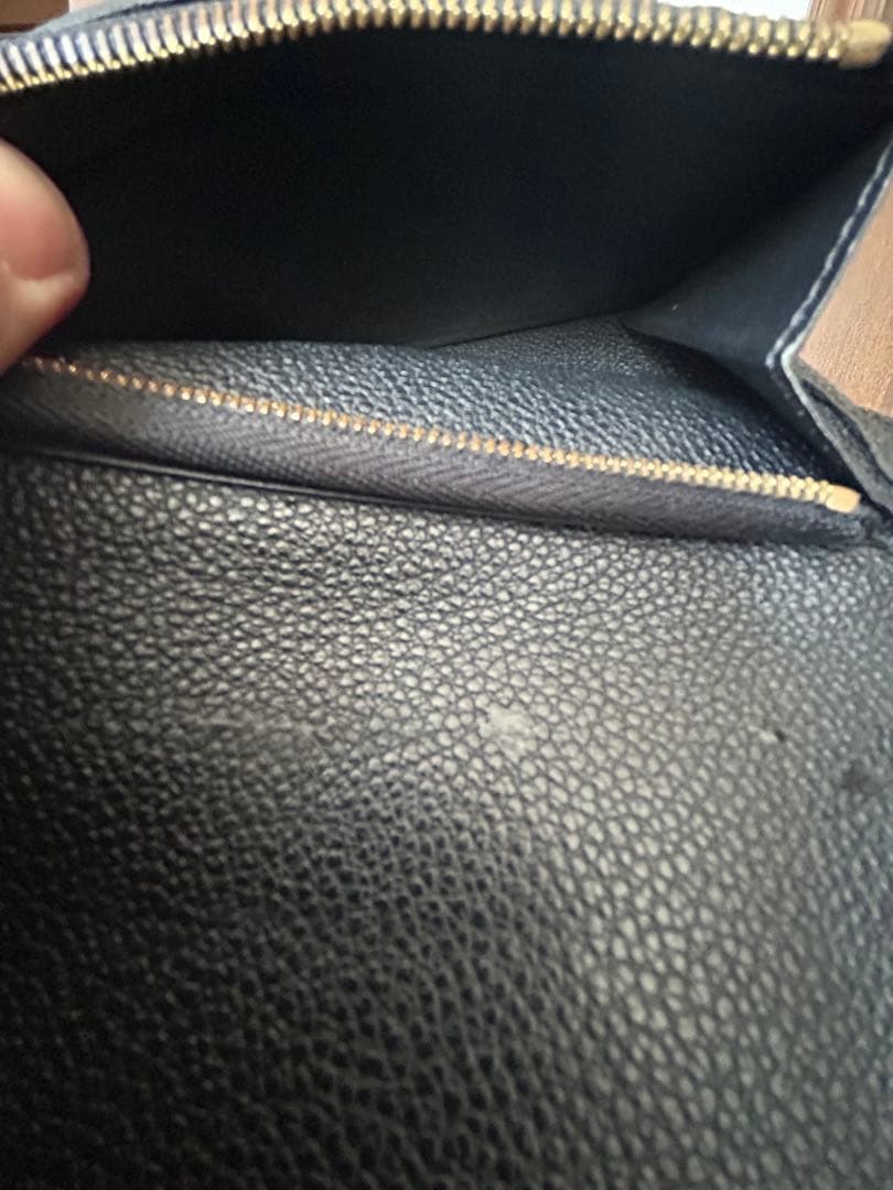 中古 正規品 LOUIS VUITTONアンプラント キュリユーズ 三つ折り財布