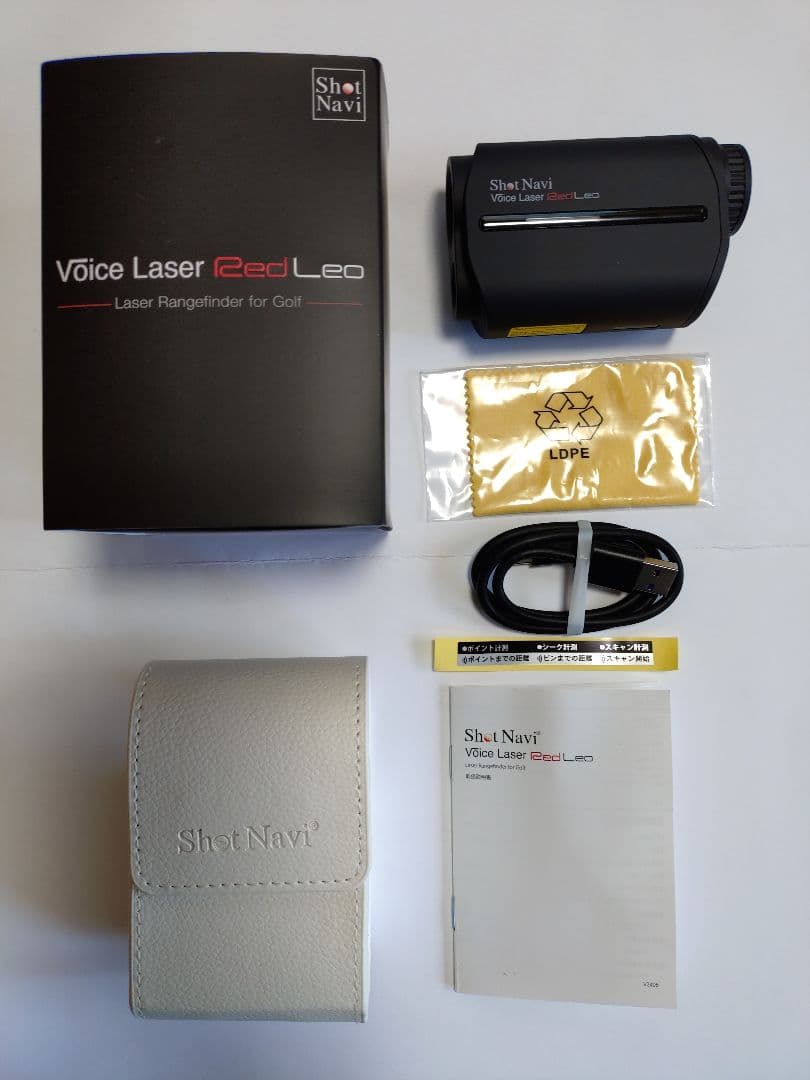 ShotNavi Voice Laser Red Leo ゴルフ用距離計 未使用